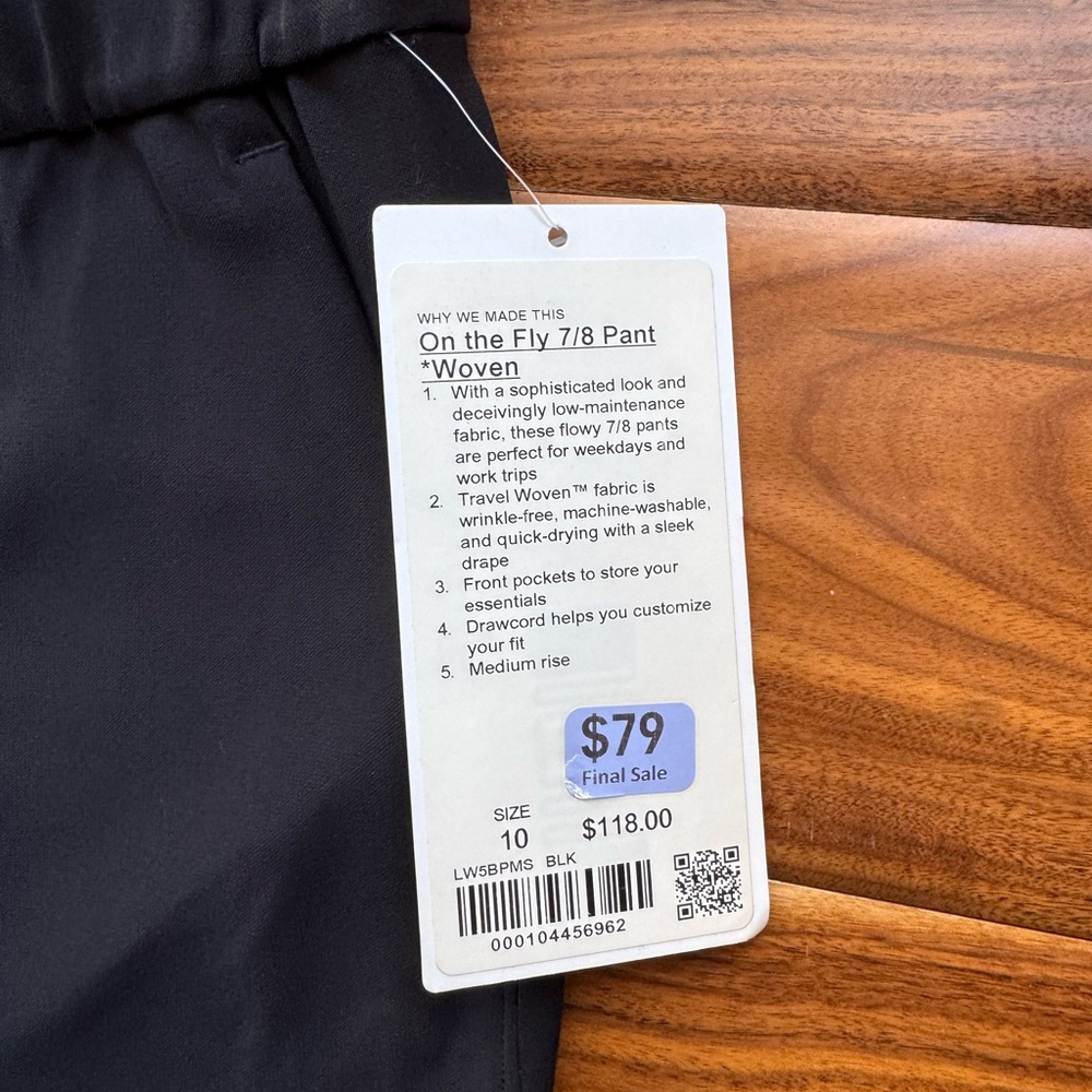 Lululemon Athletica Charcoal Pants